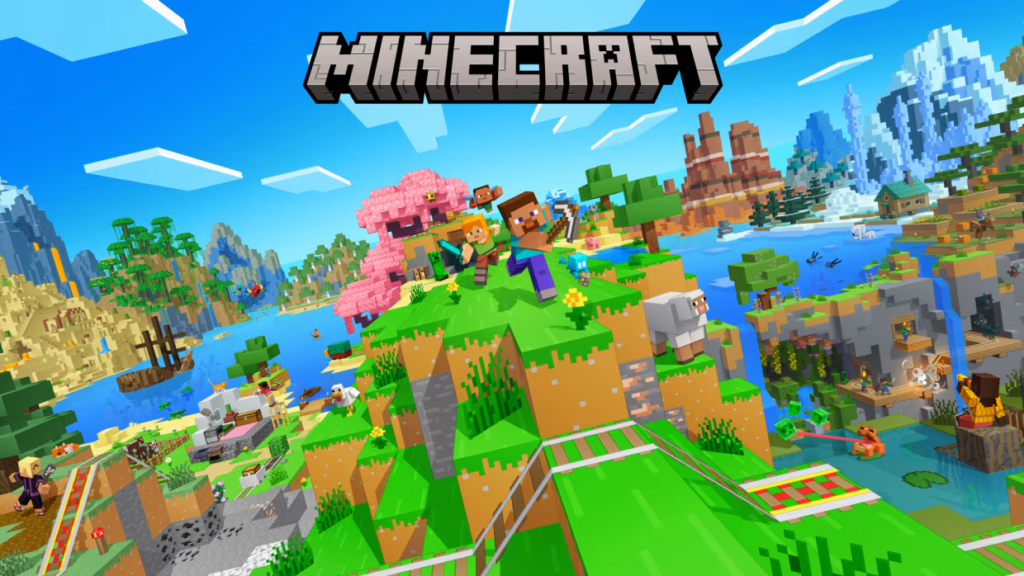 minecraft: bedrock edition (2011) game icons banners