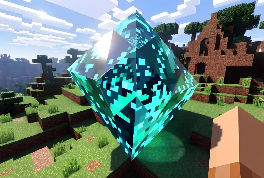 Diamond:lrxzd9btu5e= Minecraft