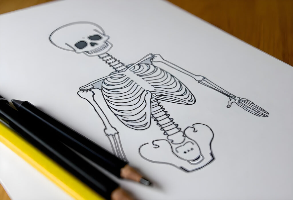 drawing:9qs9xgbv4jo= skeleton